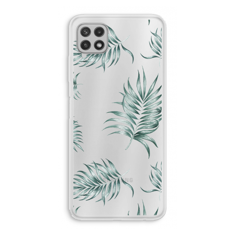 Simple leaves: Samsung Galaxy A22 4G Transparant Hoesje
