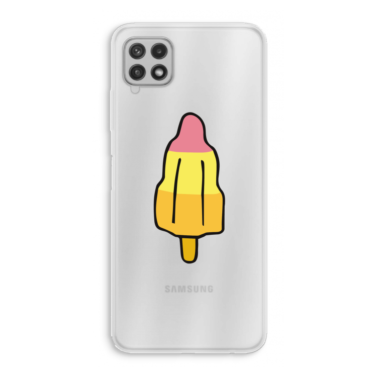 Raketijsje: Samsung Galaxy A22 4G Transparant Hoesje