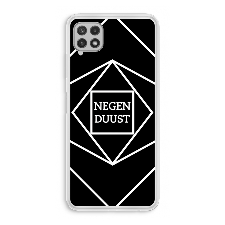 Negenduust geometrisch: Samsung Galaxy A22 4G Transparant Hoesje