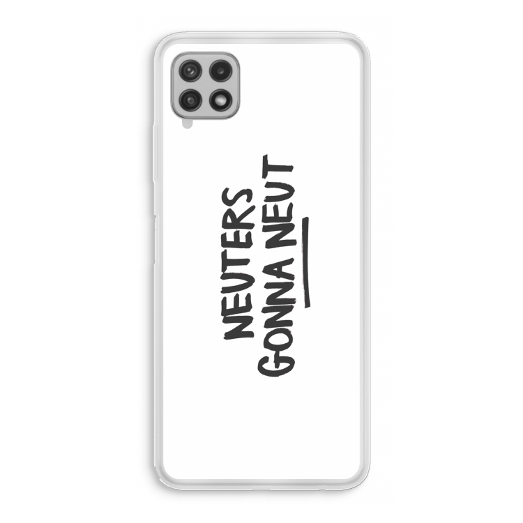 Neuters: Samsung Galaxy A22 4G Transparant Hoesje