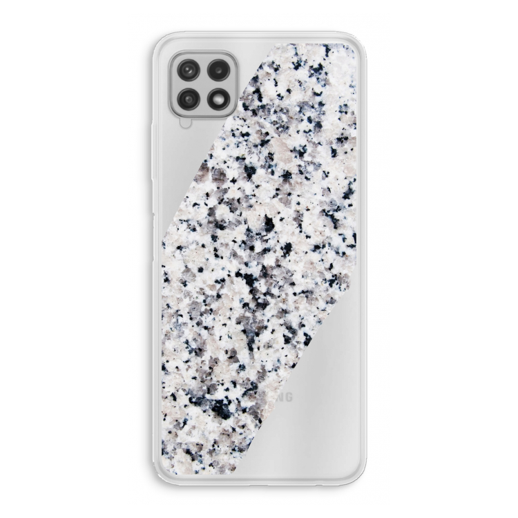 Gespikkelde marmer: Samsung Galaxy A22 4G Transparant Hoesje