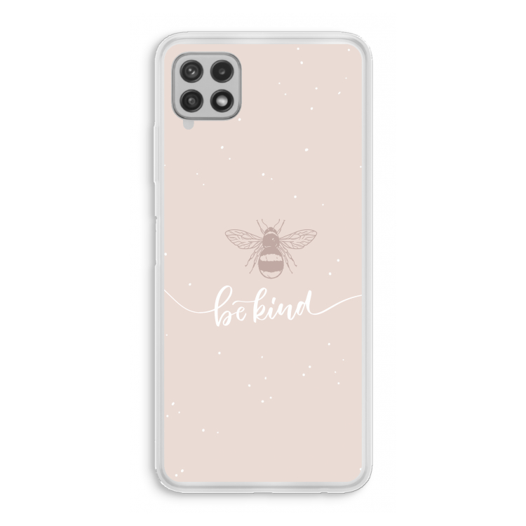 Be(e) kind: Samsung Galaxy A22 4G Transparant Hoesje
