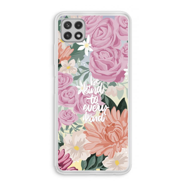 Kindness matters: Samsung Galaxy A22 4G Transparant Hoesje