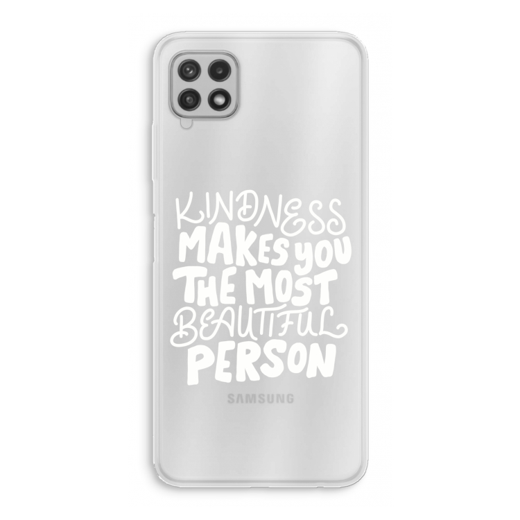 The prettiest: Samsung Galaxy A22 4G Transparant Hoesje