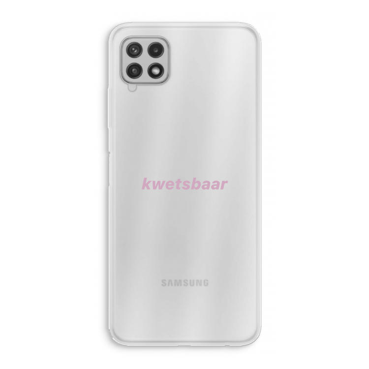 kwetsbaar: Samsung Galaxy A22 4G Transparant Hoesje