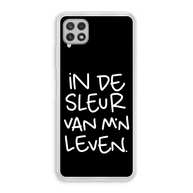 De Sleur: Samsung Galaxy A22 4G Transparant Hoesje