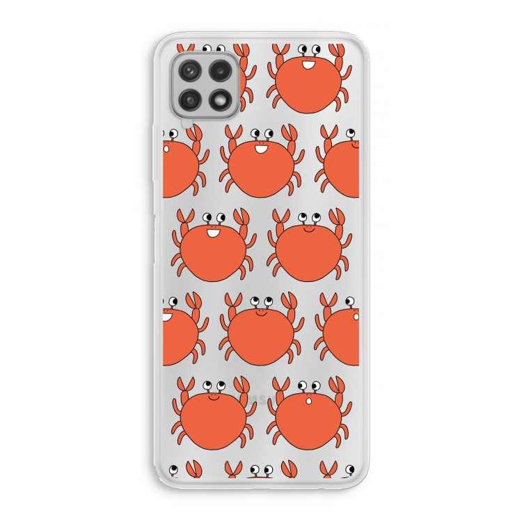 Krab: Samsung Galaxy A22 4G Transparant Hoesje