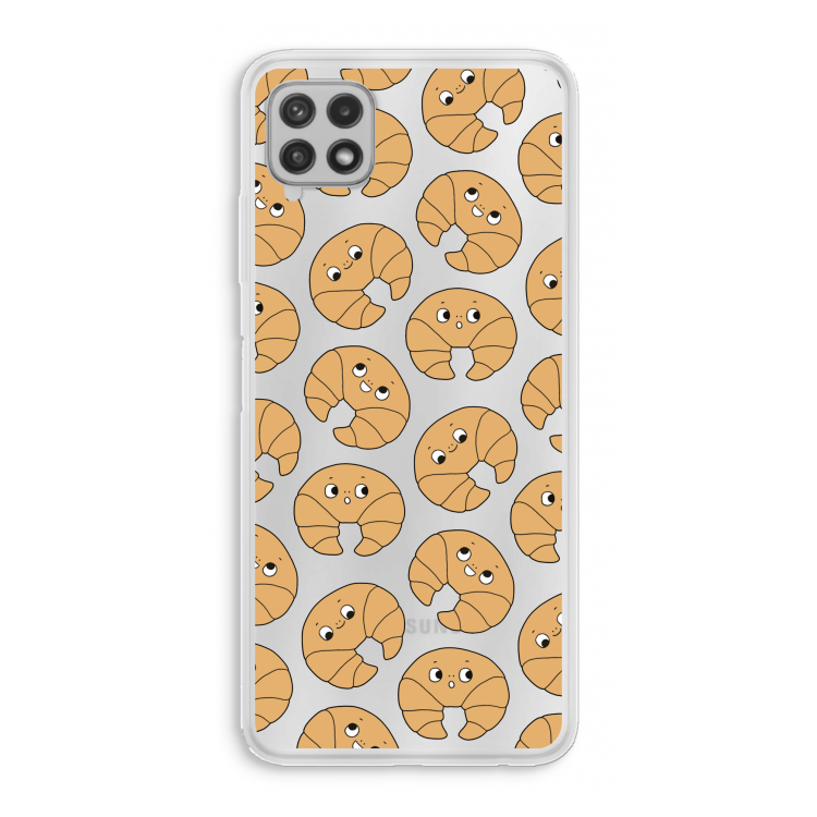 Croissant: Samsung Galaxy A22 4G Transparant Hoesje
