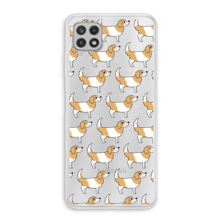 Doggy: Samsung Galaxy A22 4G Transparant Hoesje