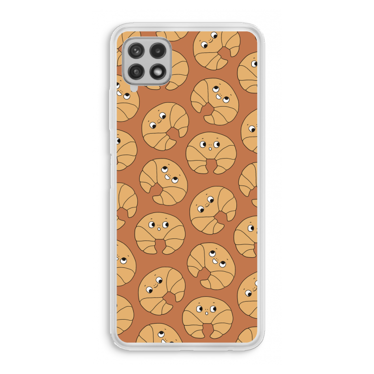 Croissant: Samsung Galaxy A22 4G Transparant Hoesje