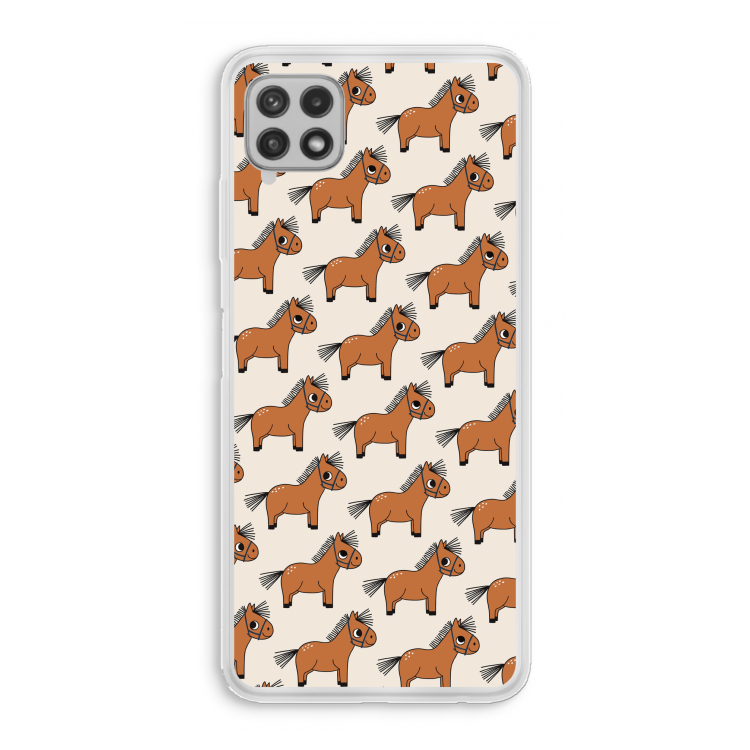 Pony: Samsung Galaxy A22 4G Transparant Hoesje
