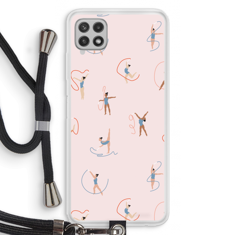 Dancing #3: Samsung Galaxy A22 4G Transparant Hoesje met koord