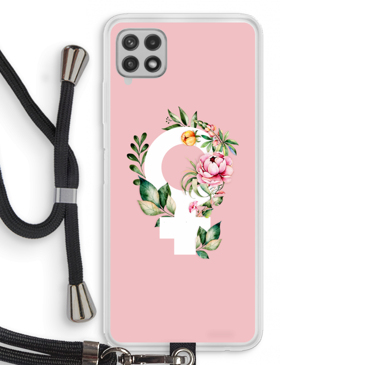 Venus: Samsung Galaxy A22 4G Transparant Hoesje met koord