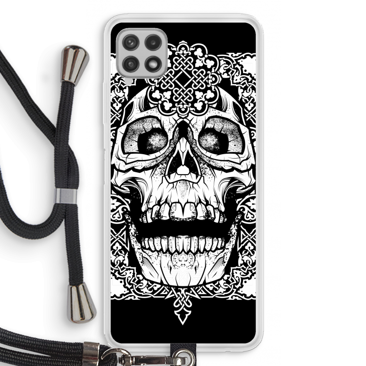 Seek & Destroy: Samsung Galaxy A22 4G Transparant Hoesje met koord