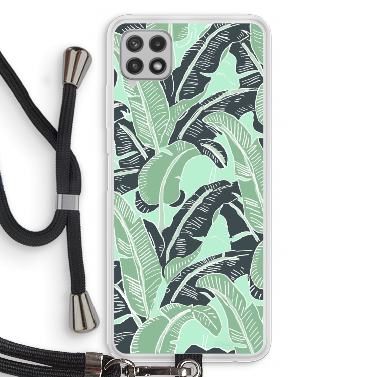 This Sh*t Is Bananas: Samsung Galaxy A22 4G Transparant Hoesje met koord