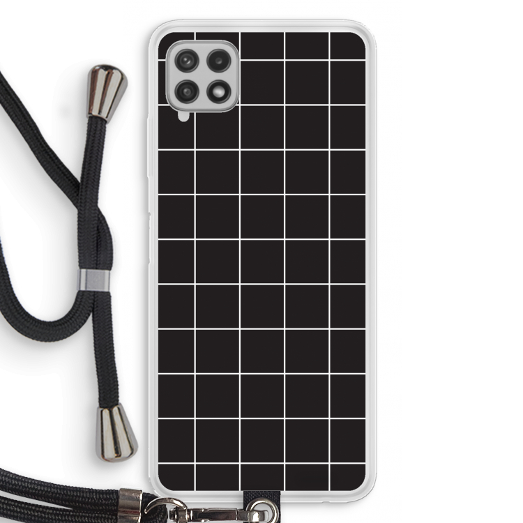 Rooster 2: Samsung Galaxy A22 4G Transparant Hoesje met koord