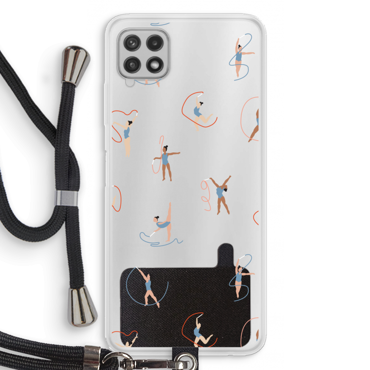 Dancing #3: Samsung Galaxy A22 4G Transparant Hoesje met koord
