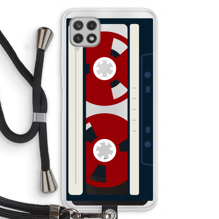 Here's your tape: Samsung Galaxy A22 4G Transparant Hoesje met koord