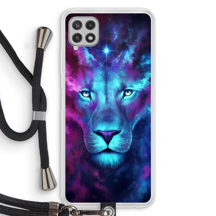 Firstborn: Samsung Galaxy A22 4G Transparant Hoesje met koord