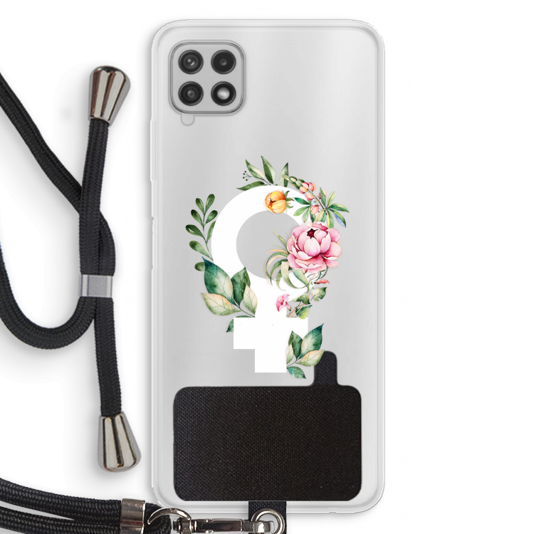 Venus: Samsung Galaxy A22 4G Transparant Hoesje met koord