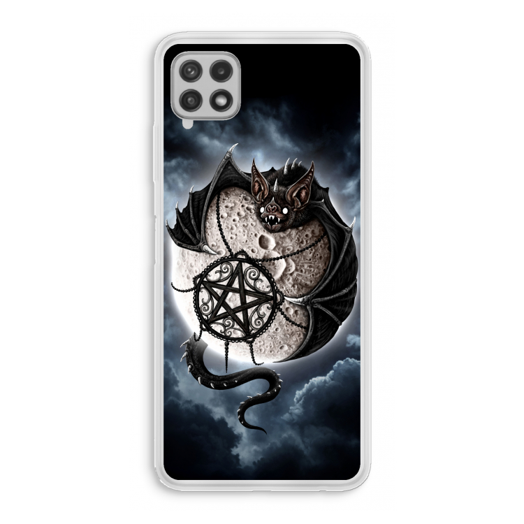 Volle maan: Samsung Galaxy A22 4G Transparant Hoesje