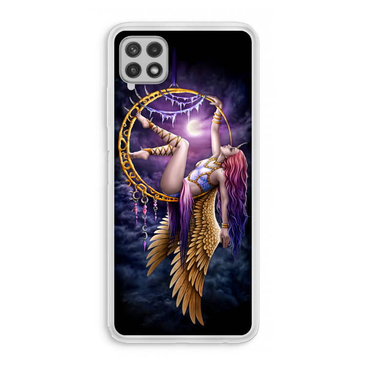 Aerial Angel: Samsung Galaxy A22 4G Transparant Hoesje