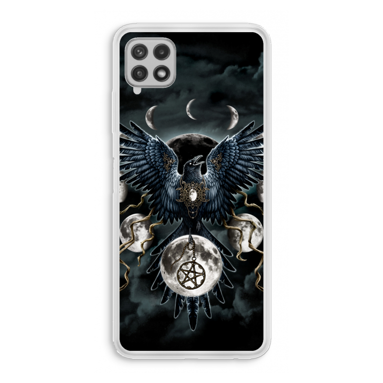Sinister Wings: Samsung Galaxy A22 4G Transparant Hoesje