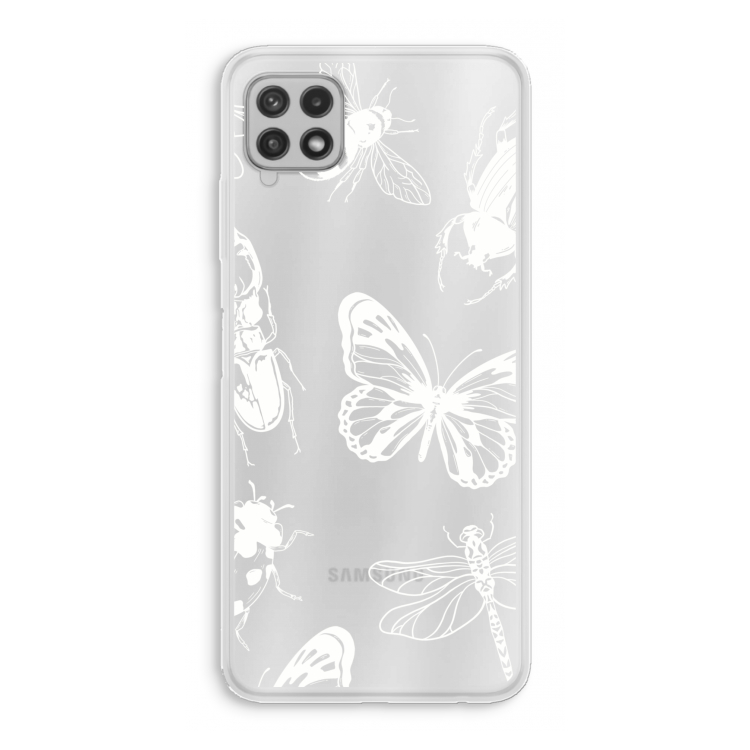 Tiny Bugs: Samsung Galaxy A22 4G Transparant Hoesje