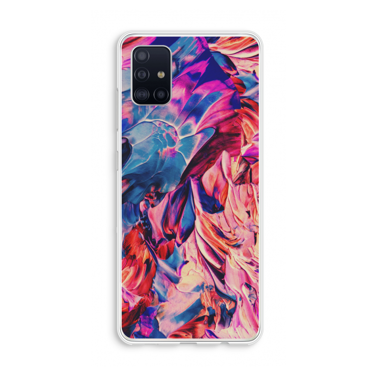 Pink Orchard: Galaxy A51 4G Transparant Hoesje