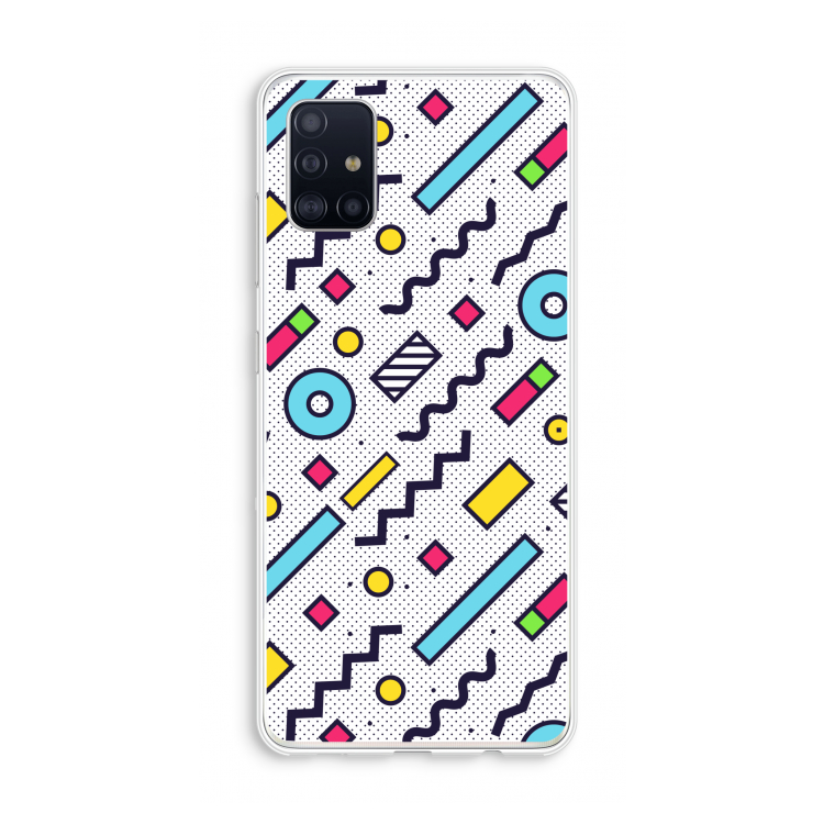 8-bit N°8: Galaxy A51 4G Transparant Hoesje