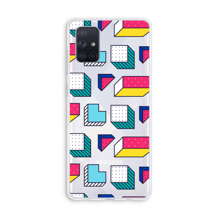 8-bit N°7: Galaxy A71 Transparant Hoesje