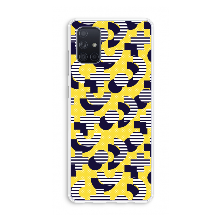 8-bit N°3: Galaxy A71 Transparant Hoesje