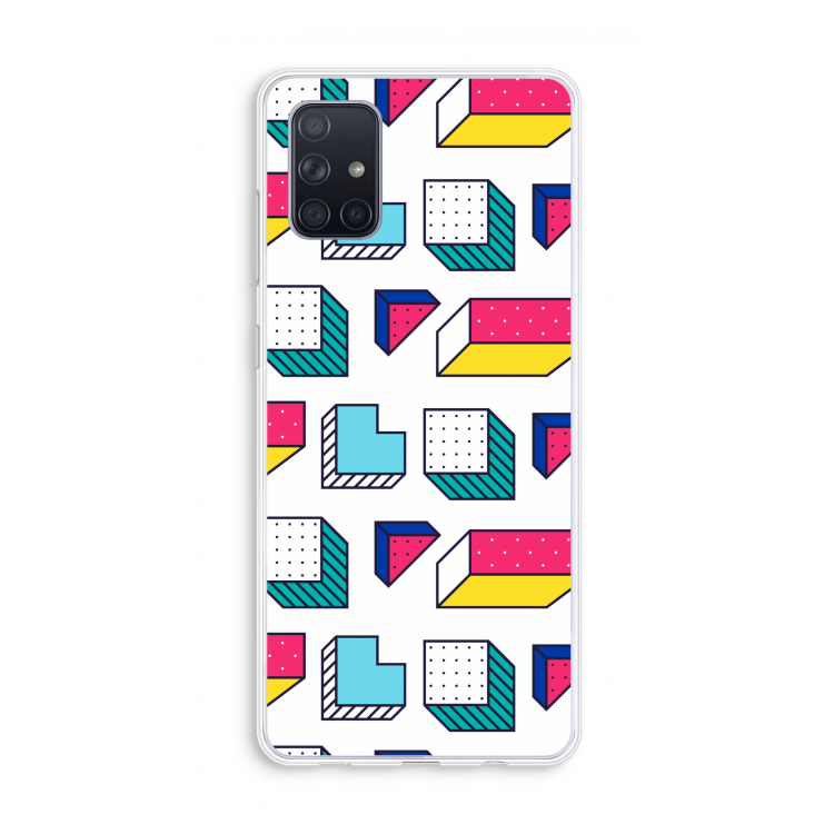 8-bit N°7: Galaxy A71 Transparant Hoesje