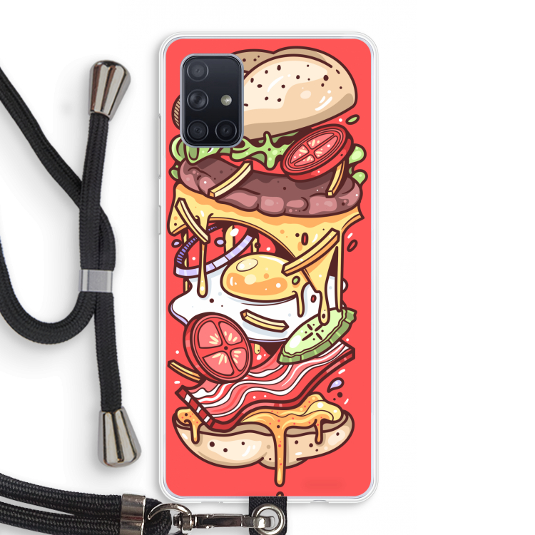 Diet Coke Please: Samsung Galaxy A71 Transparant Hoesje met koord