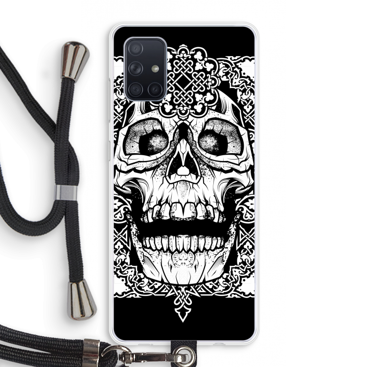 Seek & Destroy: Samsung Galaxy A71 Transparant Hoesje met koord
