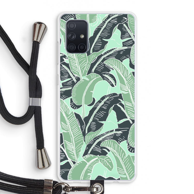 This Sh*t Is Bananas: Samsung Galaxy A71 Transparant Hoesje met koord