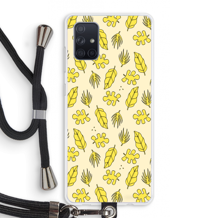 Herfst: Samsung Galaxy A71 Transparant Hoesje met koord