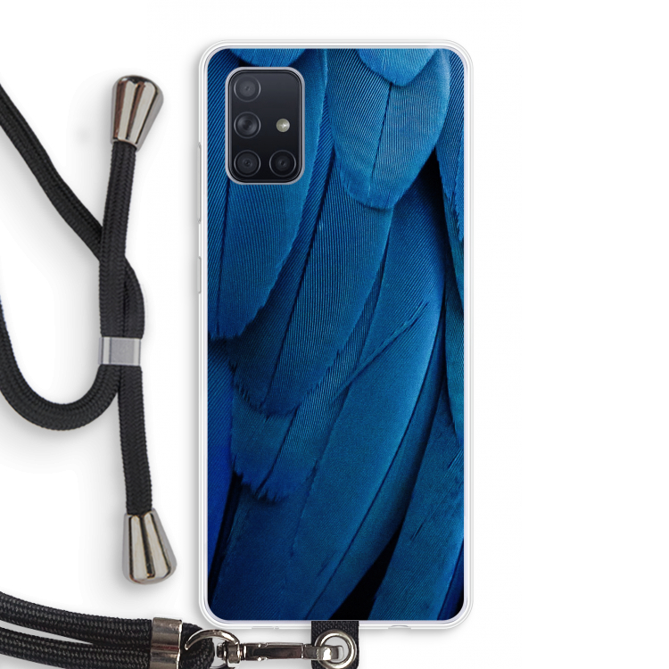 Pauw: Samsung Galaxy A71 Transparant Hoesje met koord