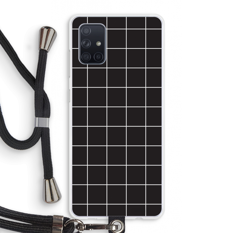 Rooster 2: Samsung Galaxy A71 Transparant Hoesje met koord