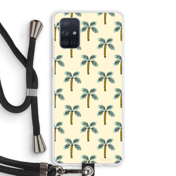 Paradise: Samsung Galaxy A71 Transparant Hoesje met koord