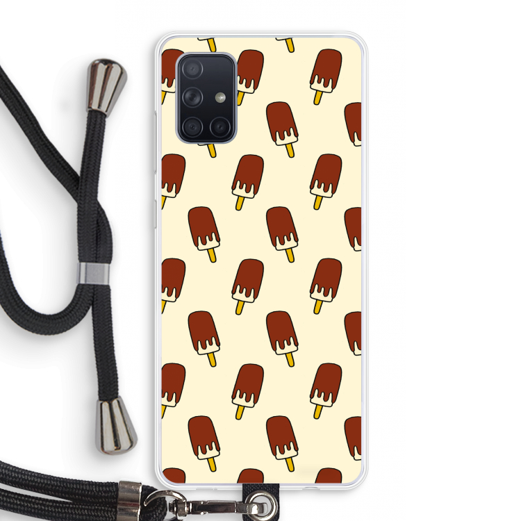 Yummy: Samsung Galaxy A71 Transparant Hoesje met koord