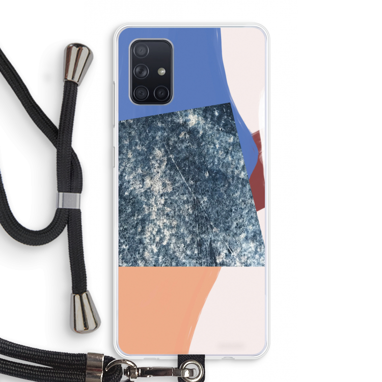 Billy: Samsung Galaxy A71 Transparant Hoesje met koord
