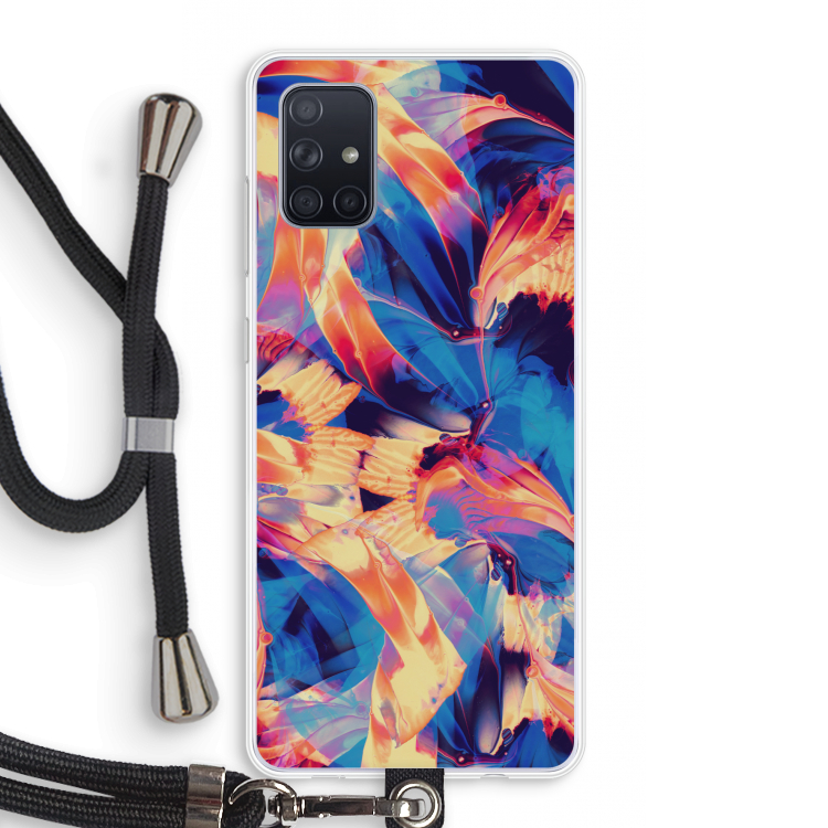 Tuesday Night: Samsung Galaxy A71 Transparant Hoesje met koord