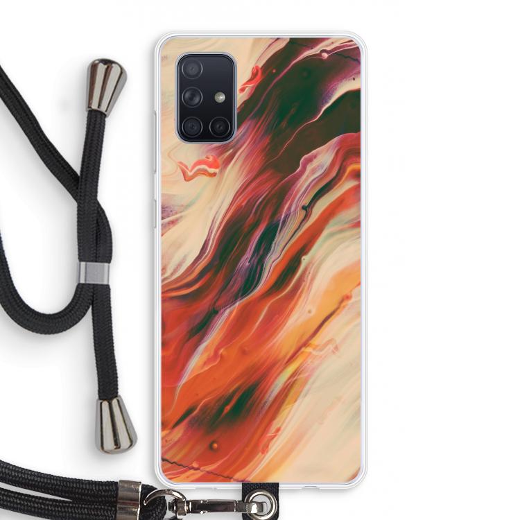 Forgotten Lands: Samsung Galaxy A71 Transparant Hoesje met koord