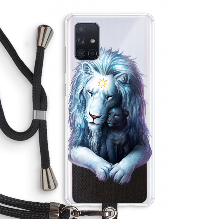 Child Of Light: Samsung Galaxy A71 Transparant Hoesje met koord