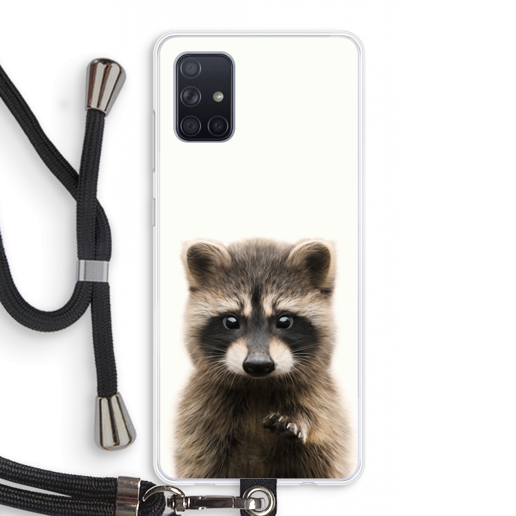 Rocco: Samsung Galaxy A71 Transparant Hoesje met koord