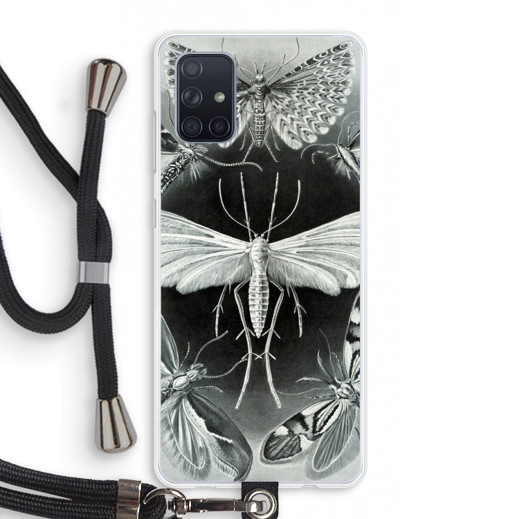 Haeckel Tineida: Samsung Galaxy A71 Transparant Hoesje met koord