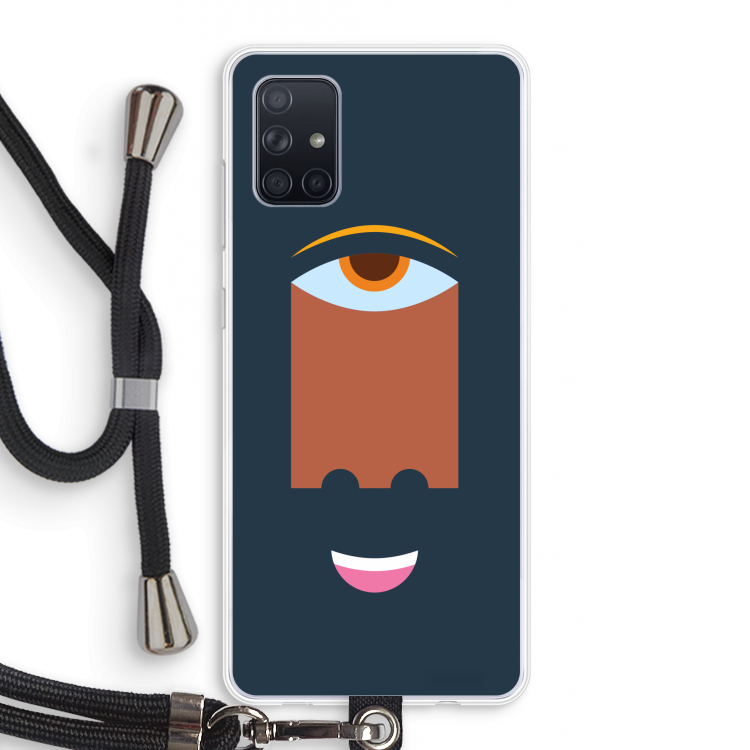 Mono M: Samsung Galaxy A71 Transparant Hoesje met koord