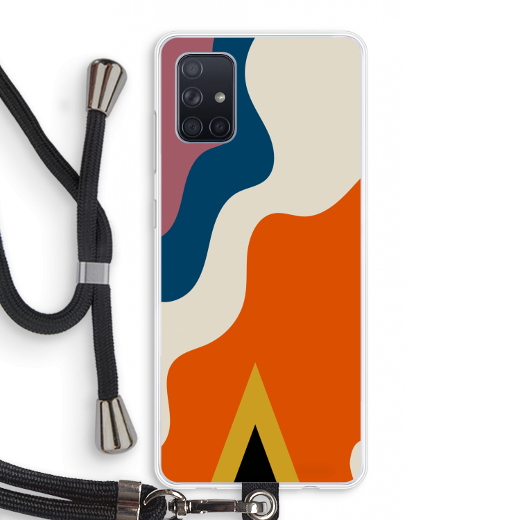 Noor A: Samsung Galaxy A71 Transparant Hoesje met koord