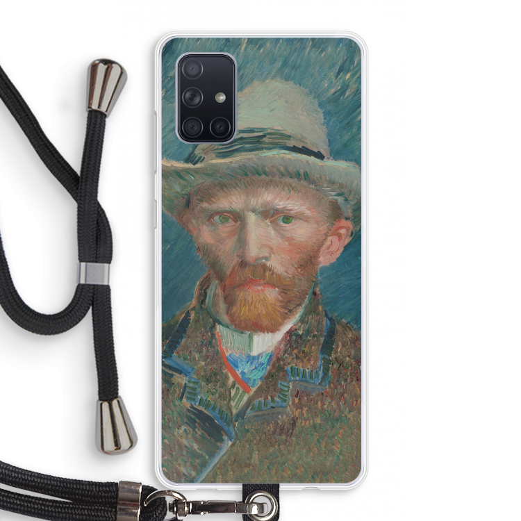 Van Gogh: Samsung Galaxy A71 Transparant Hoesje met koord
